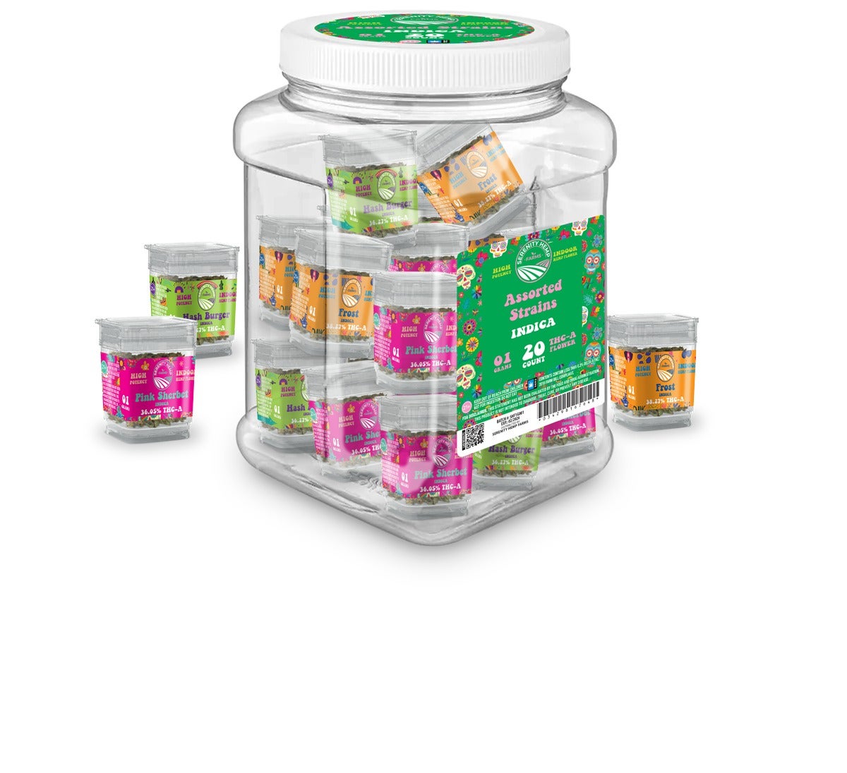 SERENITY HEMP THCA 3.5 GM FLOWER - ASSORTED FLAVORS